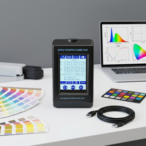 Espectrofotómetro portátil visible con USB, colorímetro digital de 400-700nm, espectrómetro de mano para combinación de colores - Product Image 6