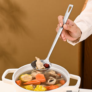 Pure Titanium Ladle with Hammered Handles Dishwasher Safe & Sustainable Kitchen <b>Utensil</b> for Anti-Scald Hot <b>Pot</b> Use - Product Image 5