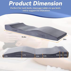 Matelas incurvé sur mesure pour lit <span class=keywords><strong>de</strong></span> cils, salon <span class=keywords><strong>de</strong></span> beauté, mousse à mémoire <span class=keywords><strong>de</strong></span> <span class=keywords><strong>forme</strong></span>, <span class=keywords><strong>surmatelas</strong></span> pour lit <span class=keywords><strong>de</strong></span> massage - Product Image 2