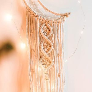 Collezione all'Ingrosso di Arazzi in Corda di Cotone Intrecciati a Mano Europei con Nappe, Morbidi Arredi per Decorazione Murale Domestica - Product Image 2