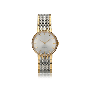 Montre à quartz étanche en acier inoxydable de qualité supérieure de 30 mètres Montre à bracelet en métal pour femme - Product Image 1