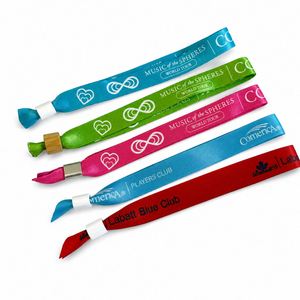 Wristbands Printed Cotton <b>Ribbon</b> Sublimation Elastic Designer Plastic Nfc Rfid Cliprfid Button Sublimated Woven Custom Wristband - Product Image 1
