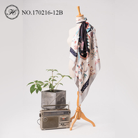 Foulard en Soie pour Femmes à Impression Personnalisée, Marque Privée, Foulard Cheveux de Haute Qualité, Ventes Directes d'Usine