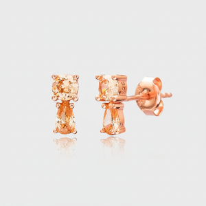 Citrine Stone <b>Stud</b> Earring Turkish Handmade Wholesale 925 Sterling <b>Silver</b> Jewelry - Product Image 2