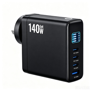 Wholesale OEM 140W Gallium Nitride Power <b>Adapter</b> TFT Screen Display 3C1A USB <b>C</b> Fast Charger For MacBook iPhone - Product Image 3