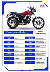 รถจักรยานยนต์แพนด้า <span class=keywords><strong>GN</strong></span> 150 ซีซี สมรรถนะสูง / มอเตอร์ไซค์สองล้อ - Product Image 6
