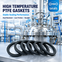 Joint en PTFE DSH pour réacteur chimique, pipeline, pompe, vanne, échangeur de chaleur, résistant à la corrosion, joint annulaire plat en PTFE vierge -55°C