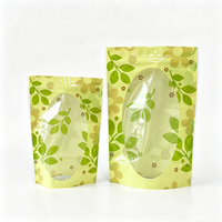 Doypack zakjes met zip sluiting op voorraad voor pistachenoten, noten, zaden, gedroogd fruit en snacks