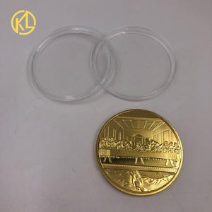 준비 주식 금속 공예 예수 신앙 종교 동전 24 k 금과 실버 동전 - Product Image 3