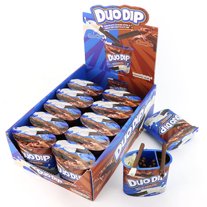 Double Duo <strong>Dip</strong> <strong>Choco</strong> Biscuits Stick with Chocolate Cream <strong>Dip</strong> and Chocolate Jam <strong>Dip</strong> - Product Image 2