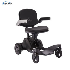 Arbon Fibra Marco ligero 21kg Peso neto Manual Plegable Diseño compacto Capacidad de carga Silla de ruedas eléctrica plegable portátil - Product Image 3
