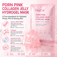 Masque facial au collagène OEM/ODM, masque en feuille coréen en hydrogel PDRN, masque facial en gel biocellulaire au saumon, produits de soin de la peau coréens