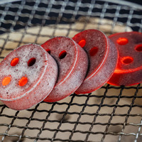 Charbon de bois de fruit 50 mm à 4 trous à allumage rapide, charbon pour barbecue et chicha, pour allumer le thé et le fondue, personnalisable