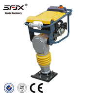 Compacteur de sol d'occasion SFJX haute performance, type « Monkey Jump Jack », avec moteur à essence 3KW, 75kg, pour travaux routiers