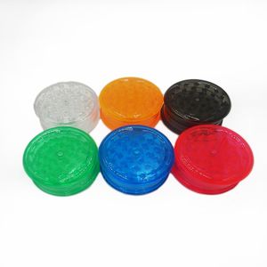 Fabricant de gros broyeur d'herbes en plastique de bonne qualité 60mm broyeur de tabac coloré <span class=keywords><strong>à</strong></span> 3 couches type manuel boîte d'emballage - Product Image 1