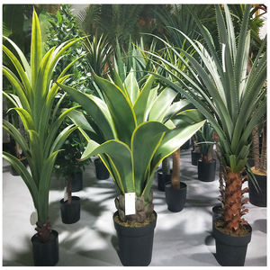 Venta caliente Decoración para sala de estar Palmeras Planta de imitación Palmeras Plástico Cycas Bonsai Plantas para decoración interior del hogar o la oficina. - Product Image 3