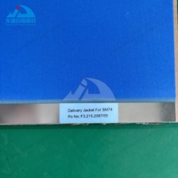 Caoutchouc avec et sans clips en aluminium SM74 Deliver Jacket F3.215.2087/05 pour Heidelberg SM74 Offset Printing Machinery Parts