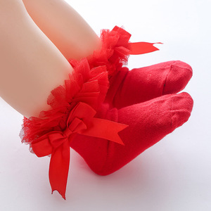 <span class=keywords><strong>Calzini</strong></span> da principessa in pizzo di cotone e pizzo per <span class=keywords><strong>bambini</strong></span> con fiocco versione coreana dei nuovi modelli di <span class=keywords><strong>calzini</strong></span> per <span class=keywords><strong>bambini</strong></span> - Product Image 6