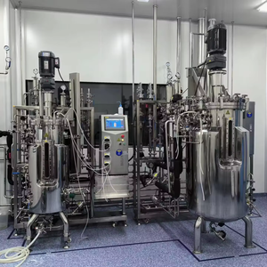 Alta calidad estándar de la UE automático 100L 300L GMP taller bomba Motor y PLC biorreactor fermentador precios - Product Image 1