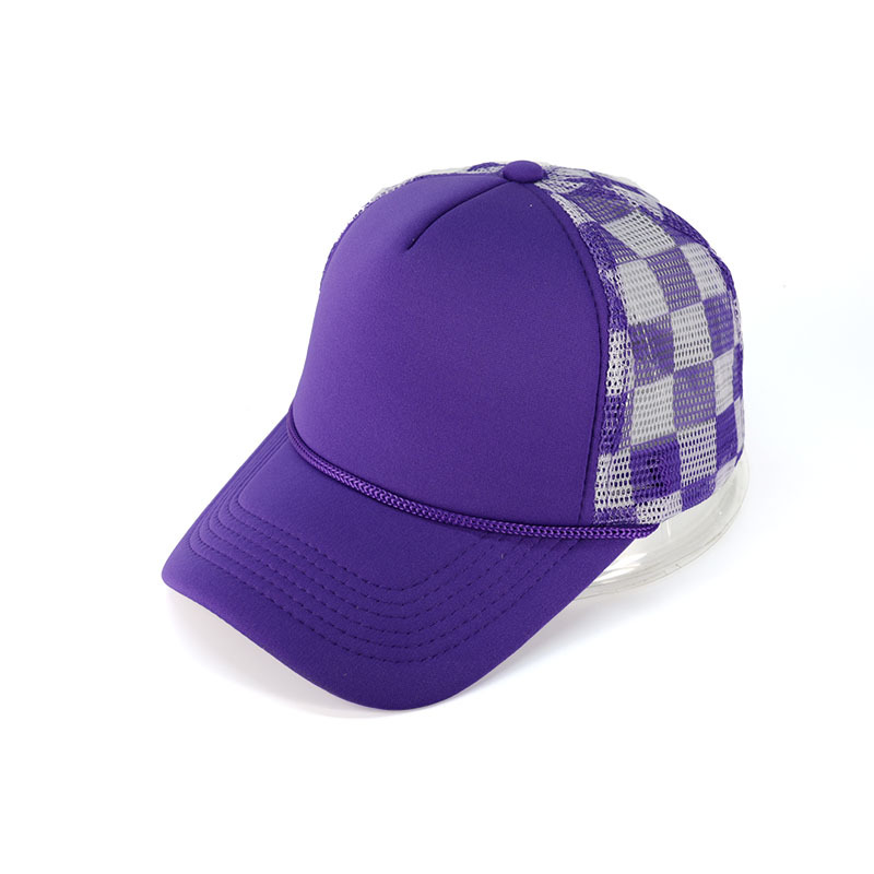 À carreaux violets