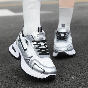 Zapatos Deportivos Casuales para Caminar, Transpirables, con Cordones, de Malla, Suela Suave, Ligeros, Antideslizantes, Combinables con Todo, de Alta Calidad, en Oferta - Product Image 1