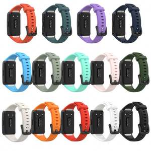Bracelet en silicone pour <span class=keywords><strong>Huawei</strong></span> <span class=keywords><strong>Band</strong></span> 6/6 <span class=keywords><strong>Pro</strong></span>, bracelet de remplacement, bracelet <span class=keywords><strong>Honor</strong></span> <span class=keywords><strong>Band</strong></span> 7 - Product Image 2