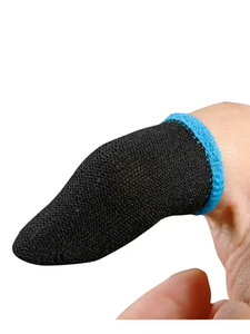 Chất Lượng Cao Chống-Trượt Màn Hình Cảm Động Điện Thoại Di Động Trò Chơi Điều Khiển Ngón Tay Cái Tay Áo Găng Tay Carbon Bạc Sợi Cho Pubg - Product Image 2