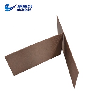 <span class=keywords><strong>Placa</strong></span> de Aleación de Cobre y Tungsteno de Alta Conductividad Térmica, Directo de Fábrica, W80CU20 - Product Image 3