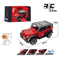 Voiture RC à construire soi-même 1:16, jouet de construction télécommandé 2.4G rechargeable pour enfants et adultes, vente en gros