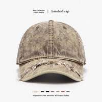 Casquette de baseball souple unie effet vieilli pour femme, printemps-automne, respirante, protection solaire, pour sports de plein air et voyage, vente en gros