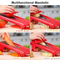 Slimme Handmatige Groente Fruitsnijmachine Shredder Chopper Plastic Vegetarische Snijder Gadget