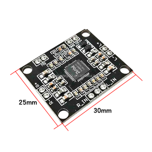 Mạch khuếch đại công suất <span class=keywords><strong>mini</strong></span> kỹ thuật số 12V 2x15W hai kênh âm thanh nổi Class D PAM8610 - Product Image 3