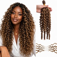 Fabricant de Cheveux Humains au Crochet, Marque Privée, Couleur Personnalisée, Densité, Nœuds Miraculeux Pré-Séparés, Vente en Gros, Support Dropshipping