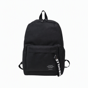 Factory Wholesale Anti-Theft Fashion Waterproof Nylon Letter Unisex Multi-functional Student <b>Backpack</b> Arcuate Shoulder Strap - Product Image 6