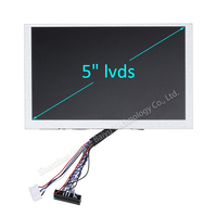 Antarmuka Garis Vertikal LVDS 5-10.1 Inci Kontrol Industri Layar LCM Medis Tampilan Layar Non-sentuh 36 Lampu Latar LED Putih