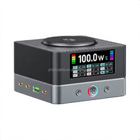 Chargeur rapide GaN 140W 2026 avec affichage LED en temps réel, adaptateur multiport PD pour ordinateurs portables, tablettes et téléphones universels à charge rapide
