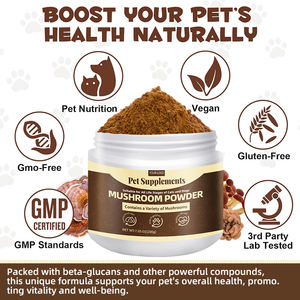 ผงเห็ดคอลลาเจนช่วยเพิ่มความแข็งแรงให้กระดูกและเสริมสร้างภูมิคุ้มกันของสัตว์เลี้ยงและอาหารเสริม - Product Image 4