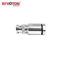Connecteurs coaxiaux RF mâles BNC 50 Ohms en laiton pour câbles LMR300 5D-FB RG6, en stock, fournis directement par l'usine
