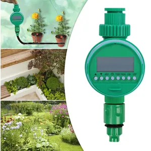 Dispositivo de <span class=keywords><strong>control</strong></span> de agua con pantalla LCD Temporizador de <span class=keywords><strong>riego</strong></span> de plantas Automático al aire libre Durable Verde Portátil Inteligente para invernadero - Product Image 4
