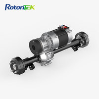 Moteur à engrenages sans balais 3000W 5000W, ensemble d'essieu arrière 48V 72V, unité de transmission BLDC à aimant permanent pour Buggy, Go-Kart, VTT
