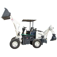 Nouveau tracteur chinois avec pelle rétrocaveuse et chargeur frontal 4x4 4wd Mini chargeur rétrocaveuse