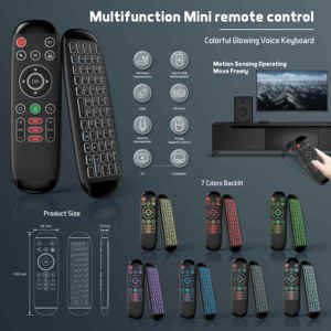2.4G Chuột không khí điều khiển từ xa cho Android TV Box, PC, cho Windows M6 chuột không khí với 7 màu sắc Backlit bàn phím bằng giọng nói không dây - Product Image 5