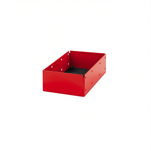 Contenedor Metálico Rojo para Almacenamiento, Dimensiones LxWxH, Organización de Almacenes Logísticos - Product Image 2