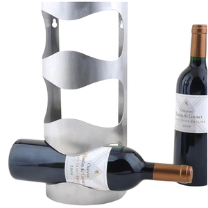 Professional High Quality Stainless Steel <strong>Wall</strong> <strong>Mounted</strong> <strong>Wine</strong> <strong>Rack</strong> - Product Image 1