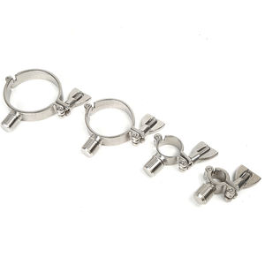 Yüksek kaliteli SS304 paslanmaz çelik boru kelepçesi 1/2 "-6" konu çubuk G1/2 "pürüzsüz yüzey boru askıları/olta tutucular adedi 1 parça - Product Image 2