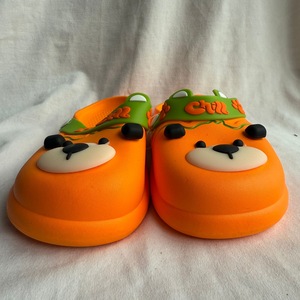 Ciabatte da uomo a cartoni animati, arancioni, con tomaia in PVC, suola in EVA, per l'estate, casual, slip-on, punta tonda, spessore 15 mm - Product Image 6