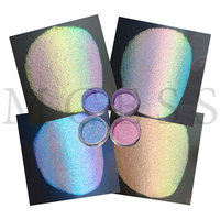 Mcess ÉCHANTILLONS GRATUITS Poudre chromée pour ongles, peintures aquarelles de sirène, échantillons de maquillage, pastel multi chromes