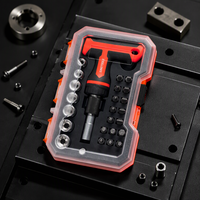 Outils de construction OEM, jeu de tournevis à cliquet de précision 26 pièces, embouts magnétiques