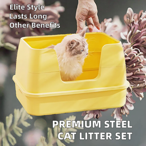 Lynpet <span class=keywords><strong>Luxury</strong></span> 20L Katzen toilette mit Geruchs kontrolle und automatischer Reinigung Einfache Reinigung aus Kunststoff - Product Image 2