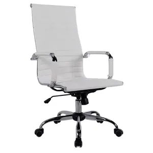 High Back Ergonomic reunião cadeira ajustável couro escritório cadeira para sala de conferências